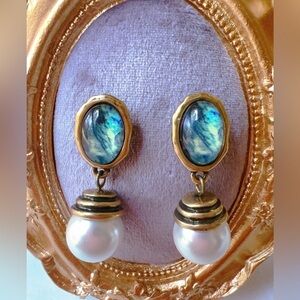 High end  France 🇫🇷  Vintage engaged earring